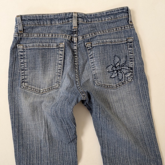Tommy Hilfiger Denim Jeans Pinstripe Low Rise Jenna Hip Hugger Skinny Bootcut - Picture 6 of 9